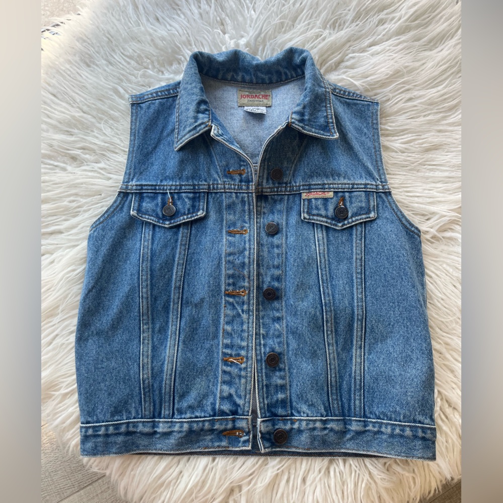 Vintage denim vest